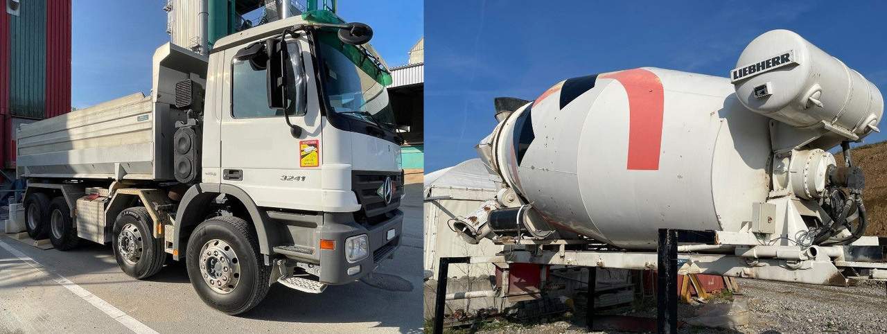 Mercedes-Benz Actros 3241 8x4,E5,Wechselsystem Mischer/Kipper - Truk pengaduk beton: gambar 1 Mercedes-Benz Actros 3241 8x4,E5,Wechselsystem Mischer/Kipper - Truk pengaduk beton: gambar 1