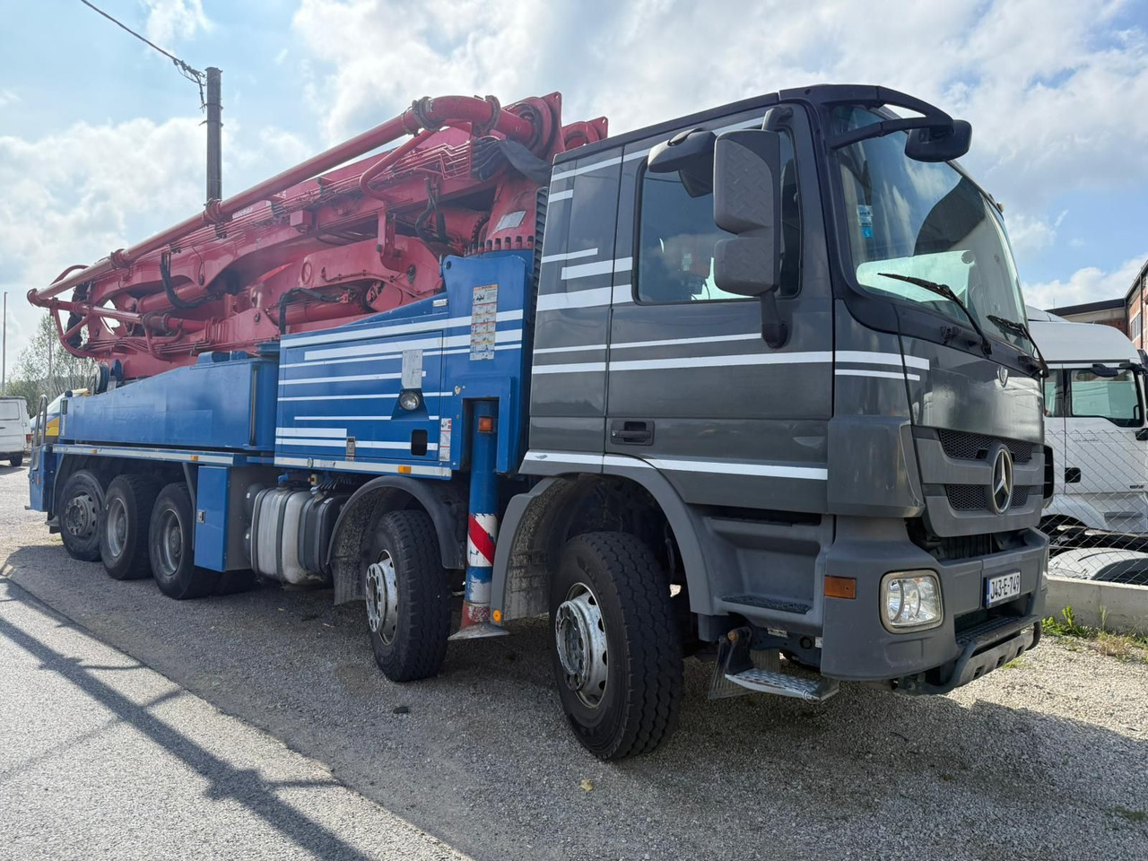 Mercedes-Benz Actros 4448 10x4, E5, MP-3, Putzmeister M46-5 - Truk pompa beton: gambar 1 Mercedes-Benz Actros 4448 10x4, E5, MP-3, Putzmeister M46-5 - Truk pompa beton: gambar 1