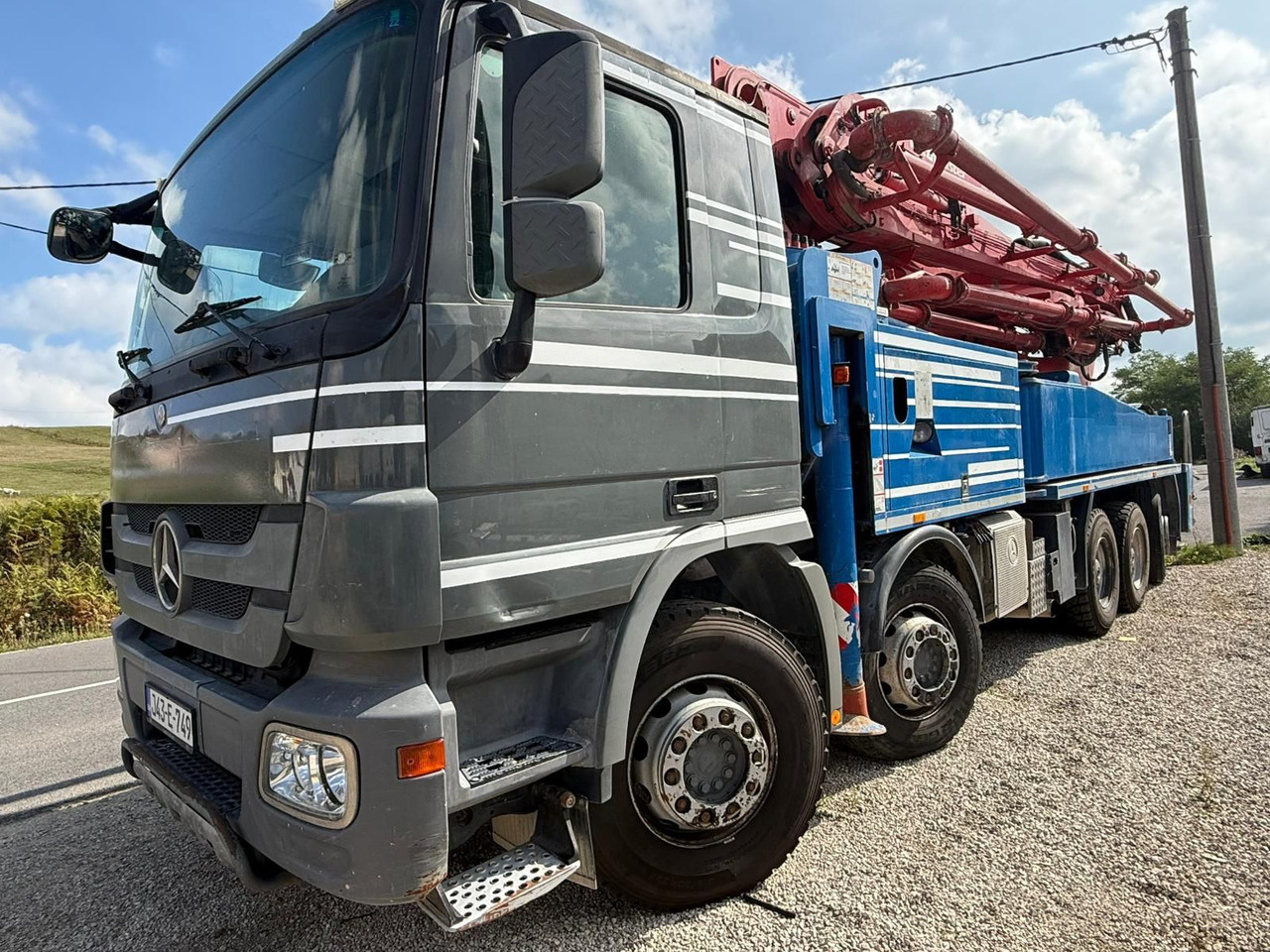 Mercedes-Benz Actros 4448 10x4, E5, MP-3, Putzmeister M46-5 - Truk pompa beton: gambar 3 Mercedes-Benz Actros 4448 10x4, E5, MP-3, Putzmeister M46-5 - Truk pompa beton: gambar 3