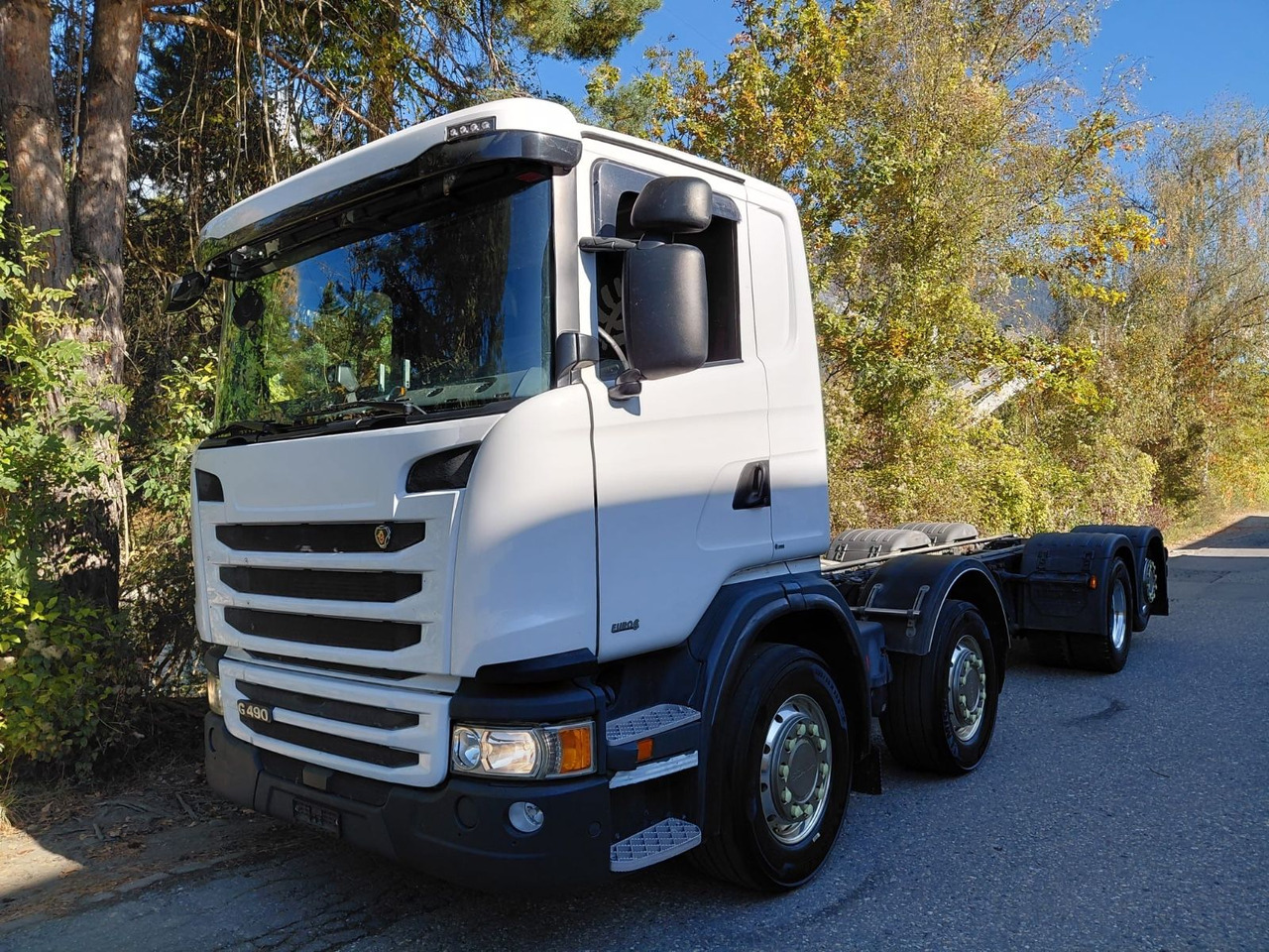 Scania G490 8x2, ADR, Retarder, Opticruise, Fahrgestell - Truk sasis: gambar 2 Scania G490 8x2, ADR, Retarder, Opticruise, Fahrgestell - Truk sasis: gambar 2