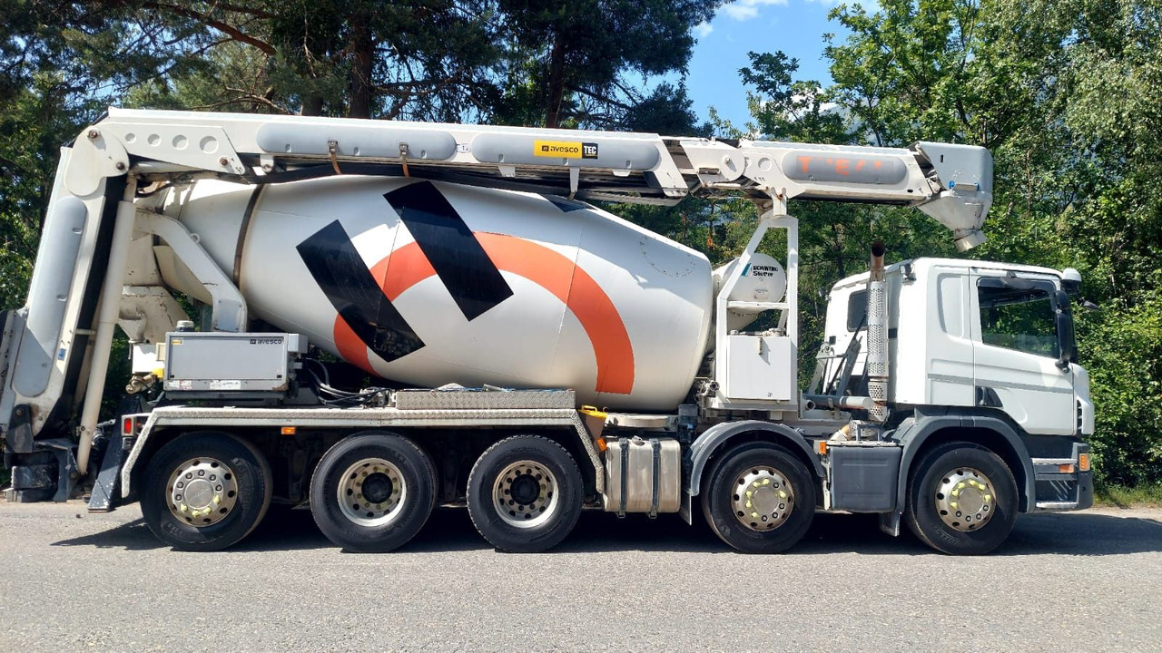 Scania P450 LB 10x4,E6,Stetter 10m³,Förderband/belt 16m - Truk pengaduk beton: gambar 2 Scania P450 LB 10x4,E6,Stetter 10m³,Förderband/belt 16m - Truk pengaduk beton: gambar 2