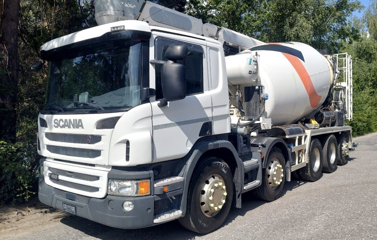 Scania P450 LB 10x4,E6,Stetter 10m³,Förderband/belt 16m - Truk pengaduk beton: gambar 4 Scania P450 LB 10x4,E6,Stetter 10m³,Förderband/belt 16m - Truk pengaduk beton: gambar 4