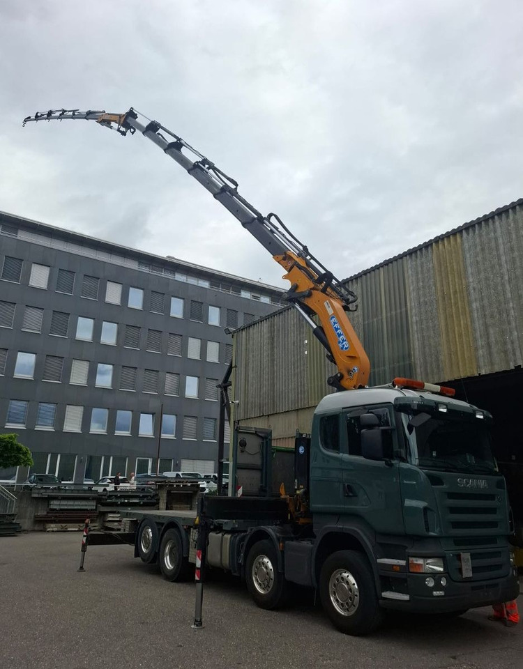 Scania R500 V8 8x2, E5, Effer 585 + Flyjib - Truk derek: gambar 1 Scania R500 V8 8x2, E5, Effer 585 + Flyjib - Truk derek: gambar 1
