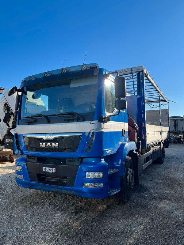 MAN TGM 18.340 - FASSI KRAN / RAMPE - Truk, Truk derek: gambar 1 MAN TGM 18.340 - FASSI KRAN / RAMPE - Truk, Truk derek: gambar 1