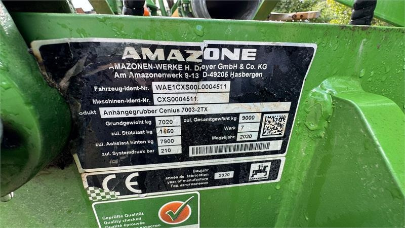 Amazone Cenius 7003 - 2TX Cenius 7003 m. så fordeler - Garu: gambar 4 Amazone Cenius 7003 - 2TX Cenius 7003 m. så fordeler - Garu: gambar 4