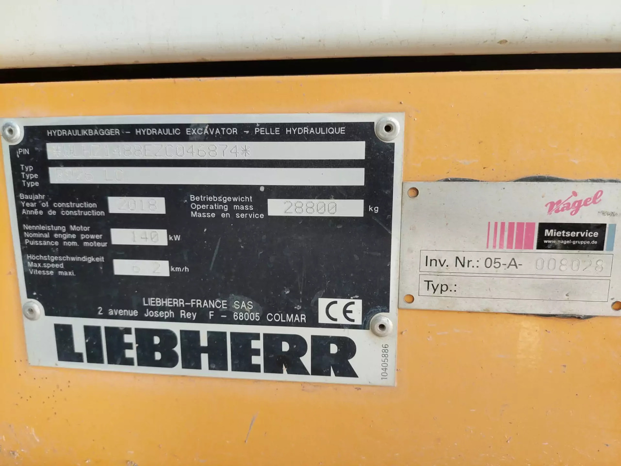 Leasing 2018 Liebherr R 926 LC 2018 Liebherr R 926 LC: gambar 11 Leasing 2018 Liebherr R 926 LC 2018 Liebherr R 926 LC: gambar 11