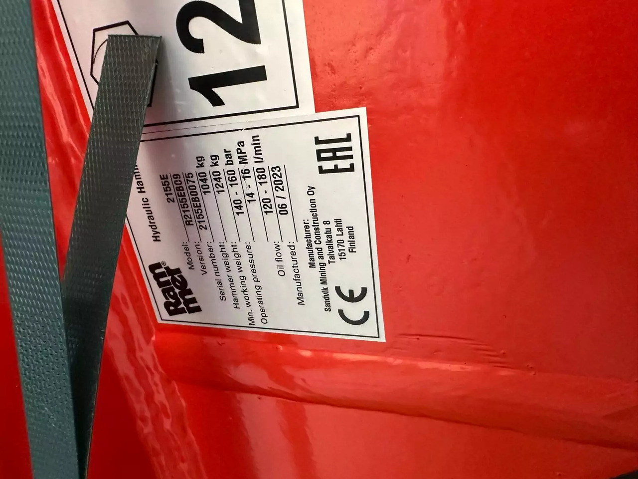 2023 Rammer 2155E - Palu hidrolik: gambar 3 2023 Rammer 2155E - Palu hidrolik: gambar 3