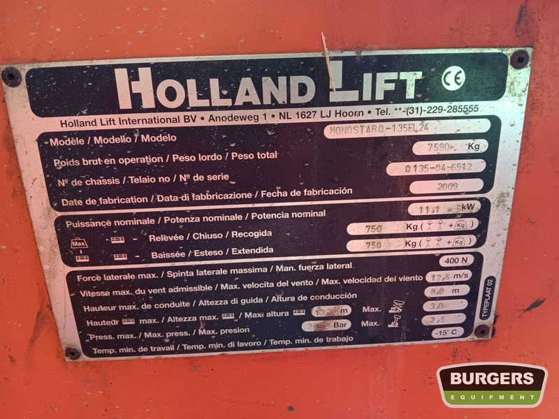 HOLLANDLIFT Q135 EL24 - Scissor lifts: gambar 5 HOLLANDLIFT Q135 EL24 - Scissor lifts: gambar 5