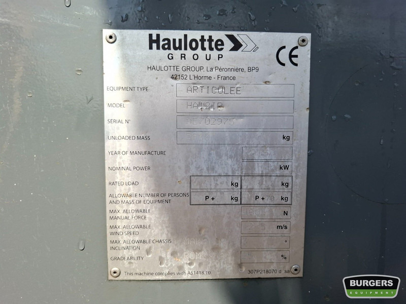 Haulotte HA12IP Nieuwe Accus - Boom artikulasi: gambar 5 Haulotte HA12IP Nieuwe Accus - Boom artikulasi: gambar 5