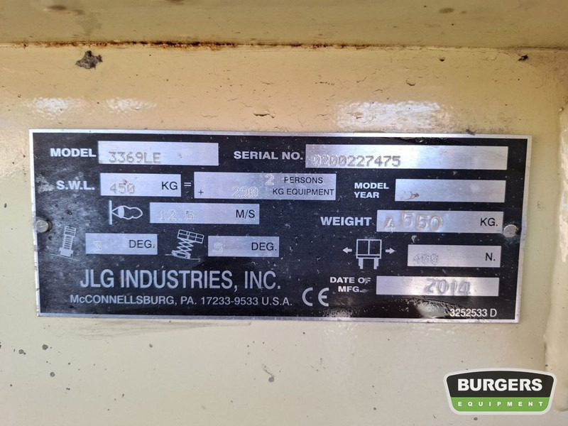 JLG 3369LE - Scissor lifts: gambar 5 JLG 3369LE - Scissor lifts: gambar 5
