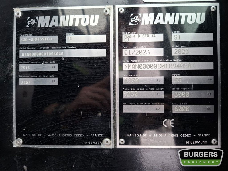 Manitou M30-4 - Forklift medan kasar: gambar 5 Manitou M30-4 - Forklift medan kasar: gambar 5