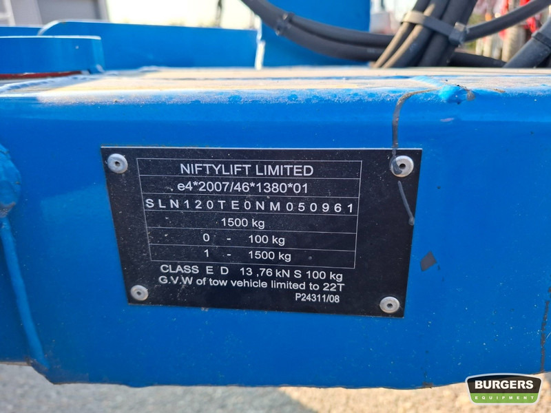 Niftylift 120TE - Lift boom yang dapat ditarik: gambar 5 Niftylift 120TE - Lift boom yang dapat ditarik: gambar 5