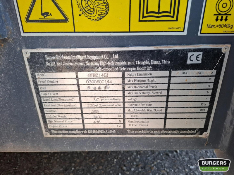 Sinoboom AB14EJ AB460EJ - Boom artikulasi: gambar 5 Sinoboom AB14EJ AB460EJ - Boom artikulasi: gambar 5