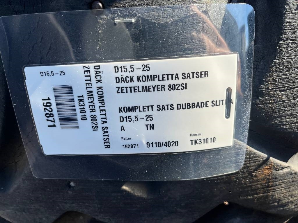 Goodyear 15,5-R25 till Zettelmeyer 802 - Ban untuk Peralatan konstruksi: gambar 3 Goodyear 15,5-R25 till Zettelmeyer 802 - Ban untuk Peralatan konstruksi: gambar 3