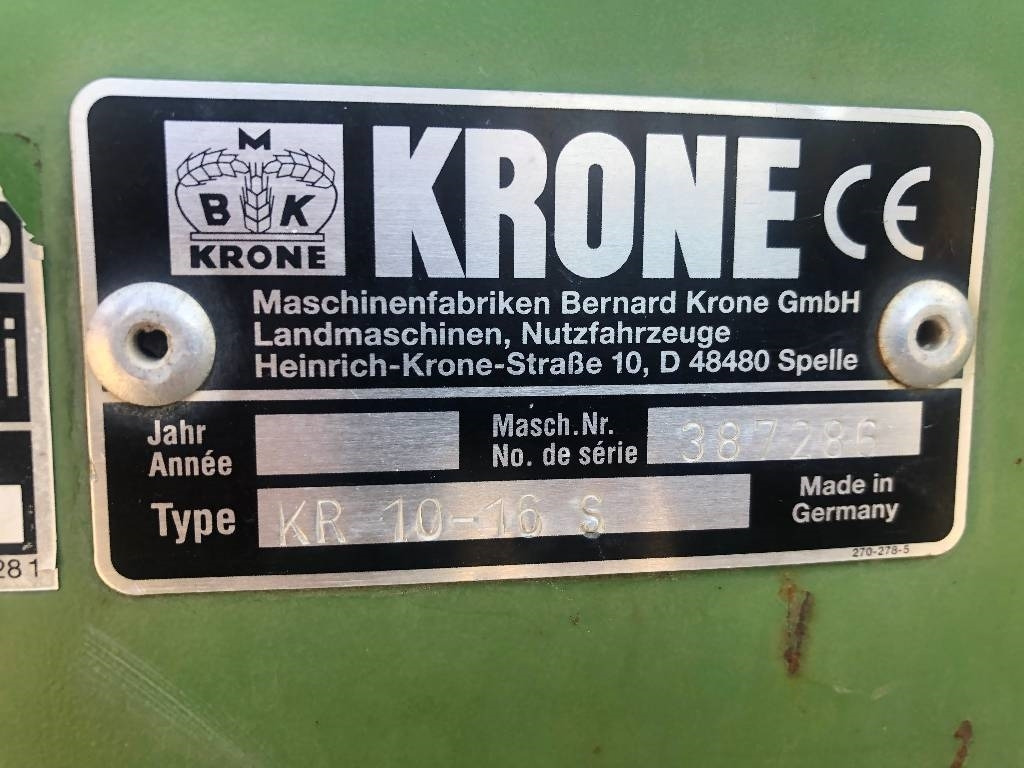 Krone KR 10-16 Dismantled: spare parts - Baler bulat: gambar 3 Krone KR 10-16 Dismantled: spare parts - Baler bulat: gambar 3