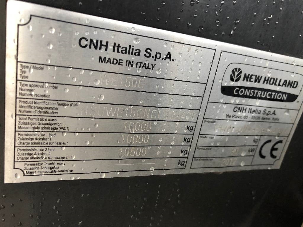 New Holland WE 150C Dismantled: only spare parts - Ekskavator roda: gambar 3 New Holland WE 150C Dismantled: only spare parts - Ekskavator roda: gambar 3