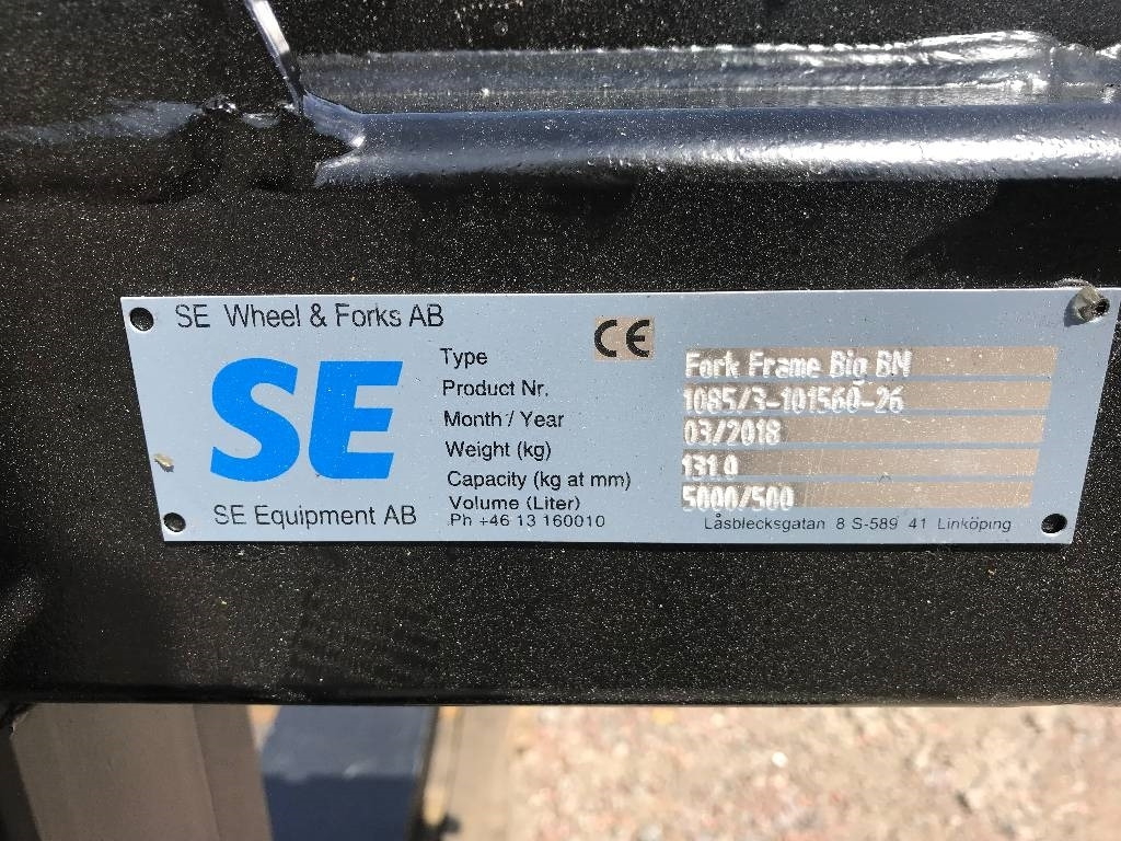 Pallgafflar 5 ton SE - Garpu rumput untuk Peralatan konstruksi: gambar 4 Pallgafflar 5 ton SE - Garpu rumput untuk Peralatan konstruksi: gambar 4