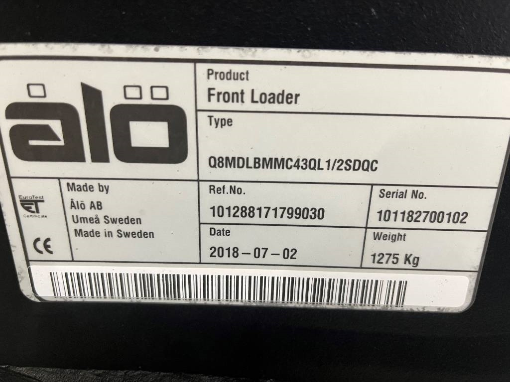 Reservdelar / Parts till Ålö Quicke Q8 - Pemuat depan untuk traktor: gambar 3 Reservdelar / Parts till Ålö Quicke Q8 - Pemuat depan untuk traktor: gambar 3