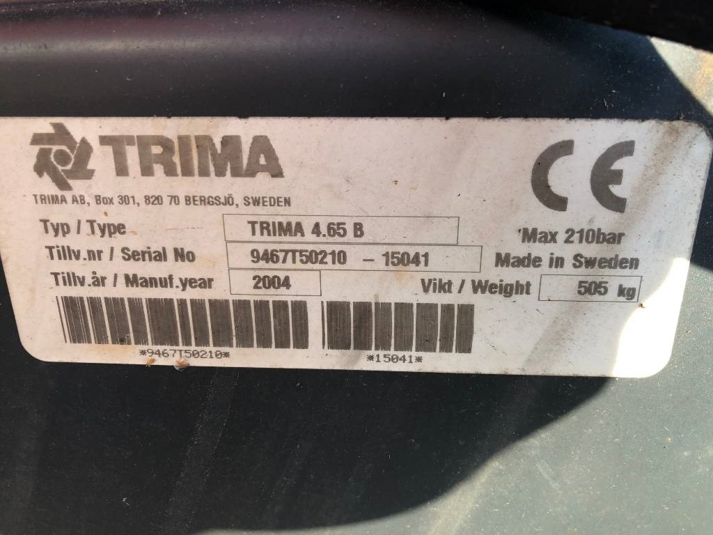 Reservdelar till Trima 465 B lastare - Pemuat depan untuk traktor: gambar 2 Reservdelar till Trima 465 B lastare - Pemuat depan untuk traktor: gambar 2