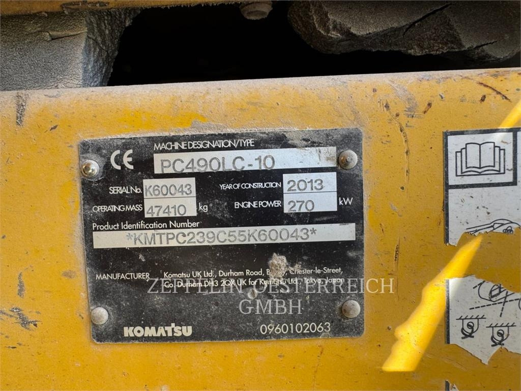 Komatsu PC490LC-10 - Ekskavator perayap: gambar 4 Komatsu PC490LC-10 - Ekskavator perayap: gambar 4