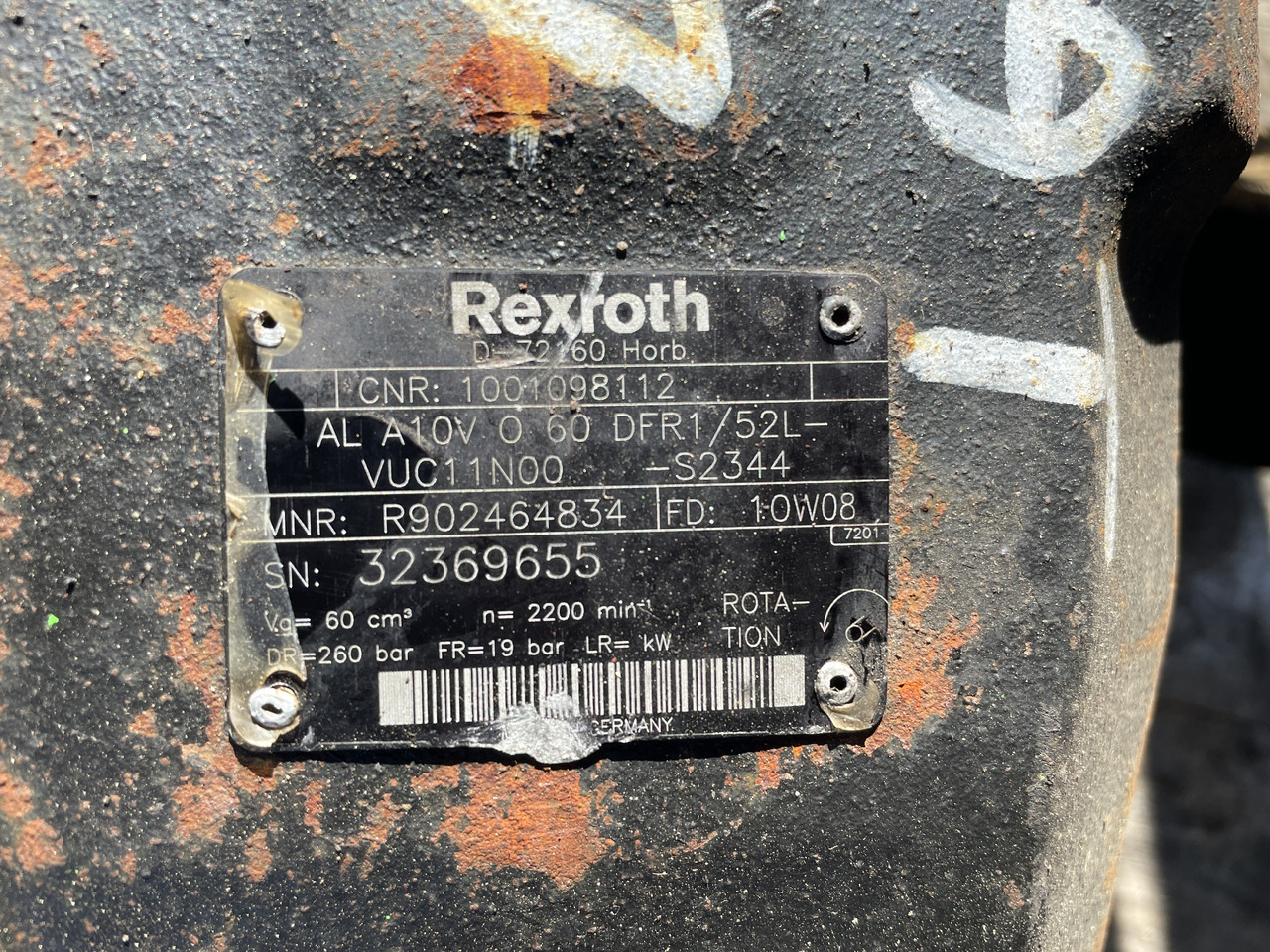 CAT Caterpillar TH336 TH337 TH406 TH407 - pompa hydrauliczna Rexroth R902464834 - Pompa hidrolik untuk Peralatan pertanian: gambar 2 CAT Caterpillar TH336 TH337 TH406 TH407 - pompa hydrauliczna Rexroth R902464834 - Pompa hidrolik untuk Peralatan pertanian: gambar 2