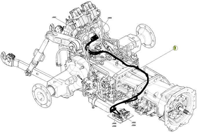 Claas Arion 550-520 650-620 - kabel wiązka elektryczna 0021500712 - Kabel/ Kawat harness untuk Traktor: gambar 2 Claas Arion 550-520 650-620 - kabel wiązka elektryczna 0021500712 - Kabel/ Kawat harness untuk Traktor: gambar 2