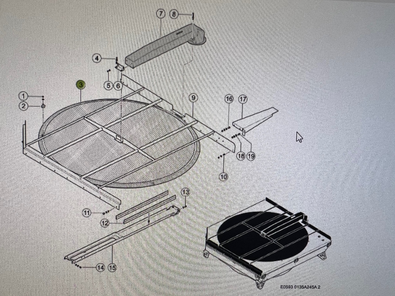 Claas Lexion Tkanina druciana Kosz chłodnicy 0007918971 - Radiator untuk Peralatan pertanian: gambar 1 Claas Lexion Tkanina druciana Kosz chłodnicy 0007918971 - Radiator untuk Peralatan pertanian: gambar 1
