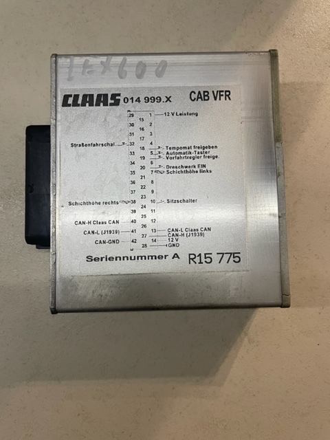Claas Moduł CaB VFR 014999.X - ECU untuk Peralatan pertanian: gambar 1 Claas Moduł CaB VFR 014999.X - ECU untuk Peralatan pertanian: gambar 1