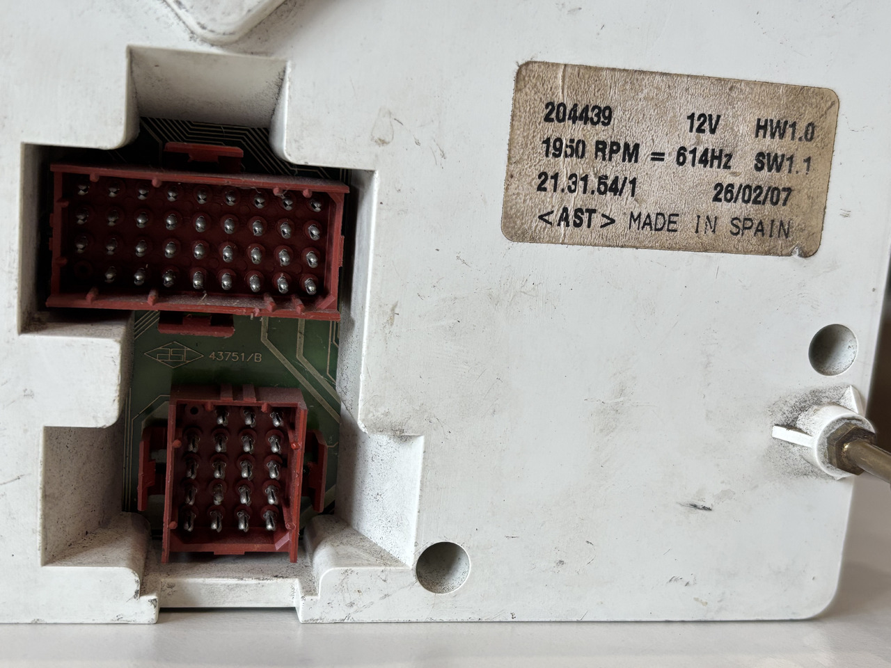 Claas Nectis 204439 00 1143 077 0 0011430770, BIMA7501369 - Dasbor untuk Traktor: gambar 3 Claas Nectis 204439 00 1143 077 0 0011430770, BIMA7501369 - Dasbor untuk Traktor: gambar 3