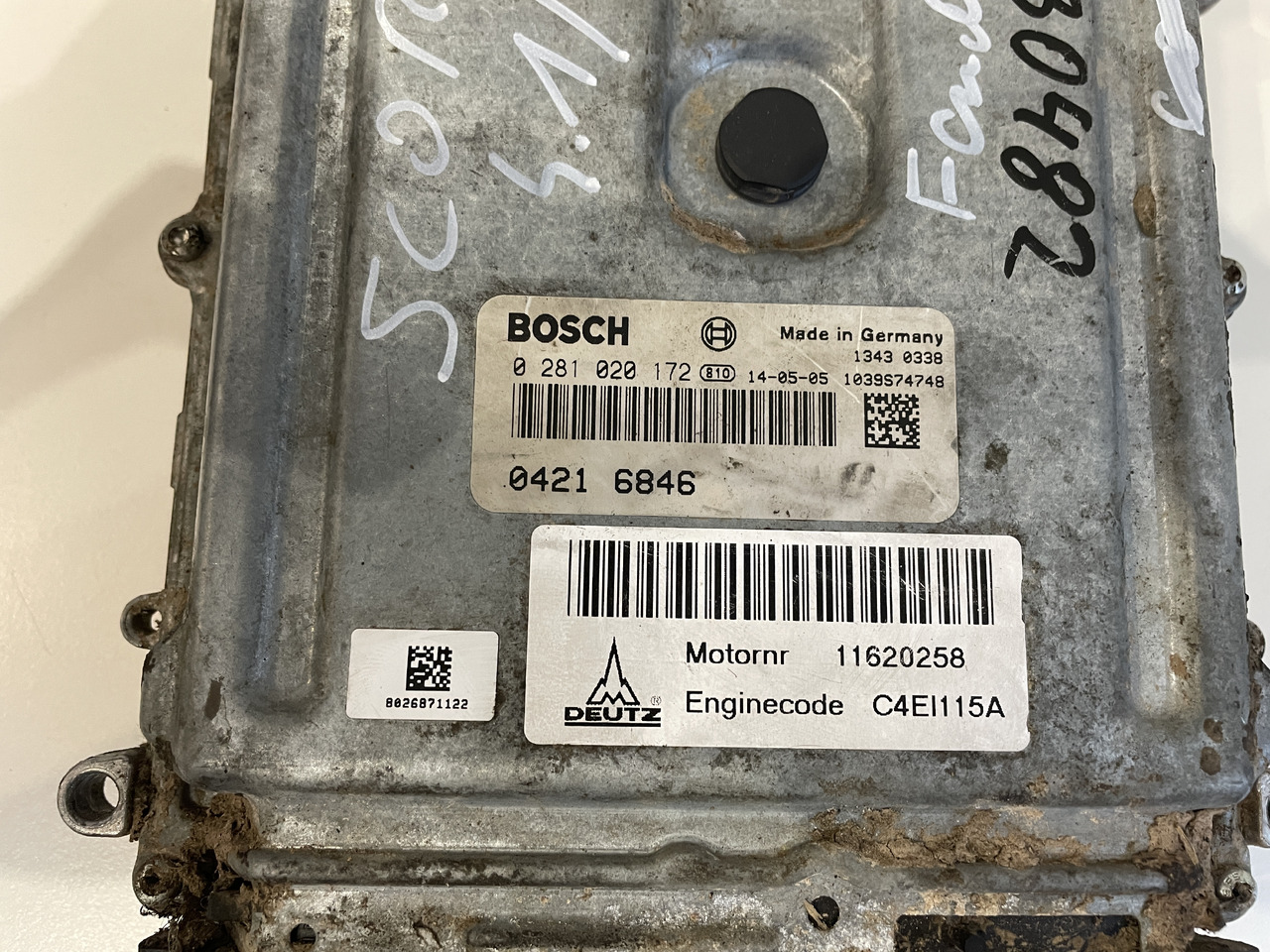 Claas Scorpion 7055 - sterownik moduł silnika ECU 0421020172 04216846 - ECU untuk Peralatan pertanian: gambar 2 Claas Scorpion 7055 - sterownik moduł silnika ECU 0421020172 04216846 - ECU untuk Peralatan pertanian: gambar 2