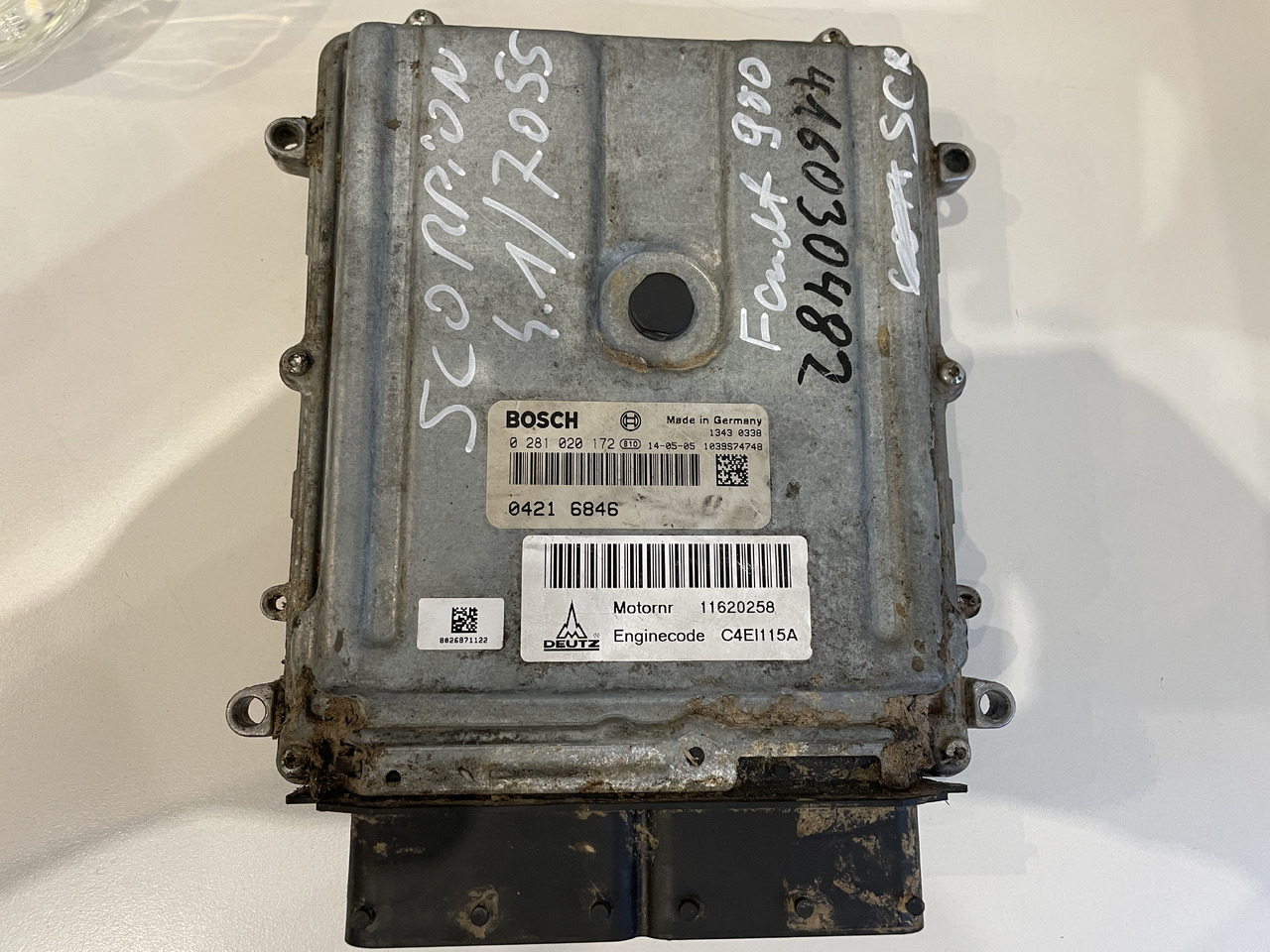 Claas Scorpion 7055 - sterownik moduł silnika ECU 0421020172 04216846 - ECU untuk Peralatan pertanian: gambar 1 Claas Scorpion 7055 - sterownik moduł silnika ECU 0421020172 04216846 - ECU untuk Peralatan pertanian: gambar 1