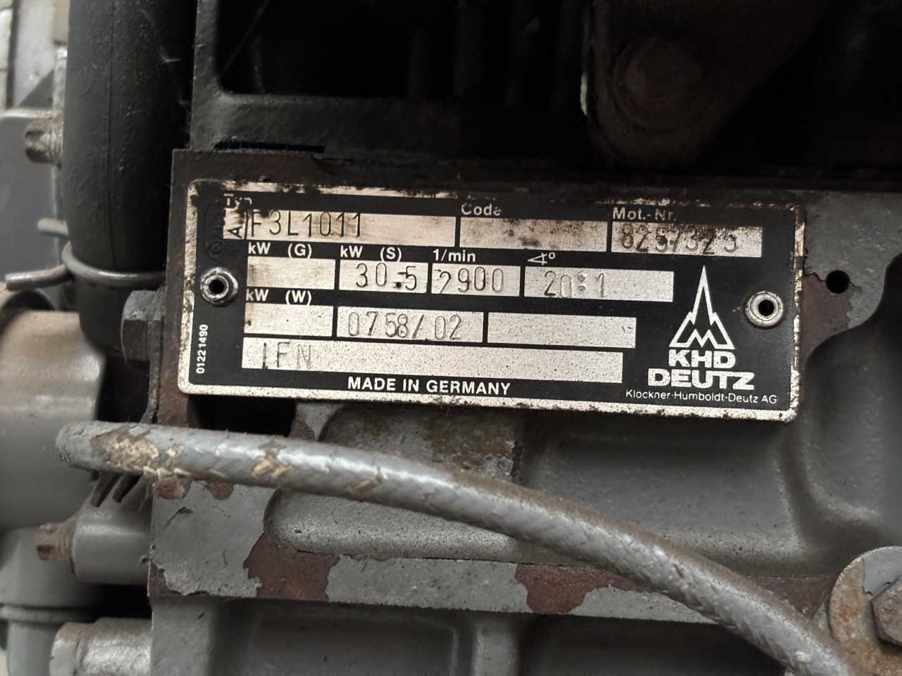 DEUTZ F3L 1011 F3L1011 Silnik - Mesin untuk Peralatan konstruksi: gambar 3 DEUTZ F3L 1011 F3L1011 Silnik - Mesin untuk Peralatan konstruksi: gambar 3