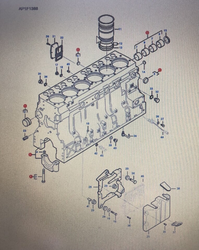 FENDT 6335C SILNIK-BLOK CYLINDRÓW V837086217/Fendt 6335 C silnik-blok cylindrów - Blok silinder untuk Peralatan pertanian: gambar 1 FENDT 6335C SILNIK-BLOK CYLINDRÓW V837086217/Fendt 6335 C silnik-blok cylindrów - Blok silinder untuk Peralatan pertanian: gambar 1