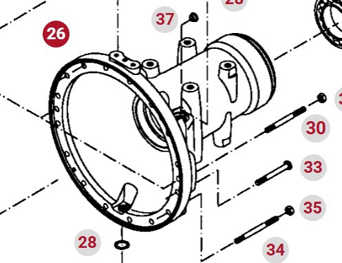 Fendt 414 415 Vario Obudowa Tylnej Osi Zwolnicy 404150150010 - Final drive untuk Peralatan pertanian: gambar 1 Fendt 414 415 Vario Obudowa Tylnej Osi Zwolnicy 404150150010 - Final drive untuk Peralatan pertanian: gambar 1