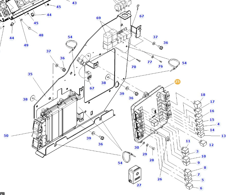 Fendt 828 Vario - centrala elektryczna G931901020243 - ECU untuk Peralatan pertanian: gambar 1 Fendt 828 Vario - centrala elektryczna G931901020243 - ECU untuk Peralatan pertanian: gambar 1