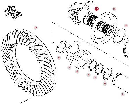 Fendt 924 927 930 933 936 Vario Valtra Wałek Atakujący Z Kołem z12x43 945100410020 945100410010 - Poros penggerak untuk Peralatan pertanian: gambar 1 Fendt 924 927 930 933 936 Vario Valtra Wałek Atakujący Z Kołem z12x43 945100410020 945100410010 - Poros penggerak untuk Peralatan pertanian: gambar 1