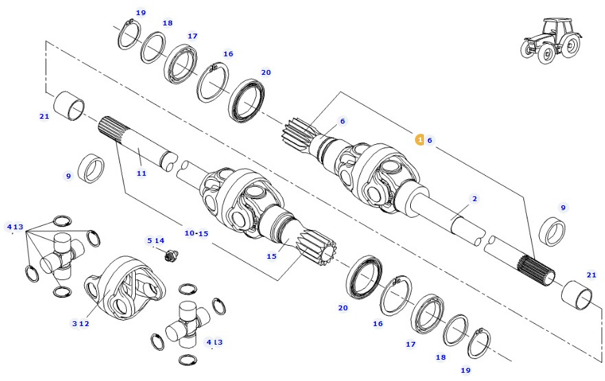 Fendt 927 930 933 936 - wałek półosi lewej dł. 708mm G926301020450 - Poros dan bagian untuk Peralatan konstruksi: gambar 1 Fendt 927 930 933 936 - wałek półosi lewej dł. 708mm G926301020450 - Poros dan bagian untuk Peralatan konstruksi: gambar 1