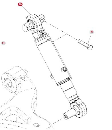 Fendt 930 933 936 939 942 GEN 7 Siłownik Zawieszenia Dolnego Amortyzator CZĘŚCI H218PB0520090 - Penyerap guncangan untuk Peralatan pertanian: gambar 1 Fendt 930 933 936 939 942 GEN 7 Siłownik Zawieszenia Dolnego Amortyzator CZĘŚCI H218PB0520090 - Penyerap guncangan untuk Peralatan pertanian: gambar 1