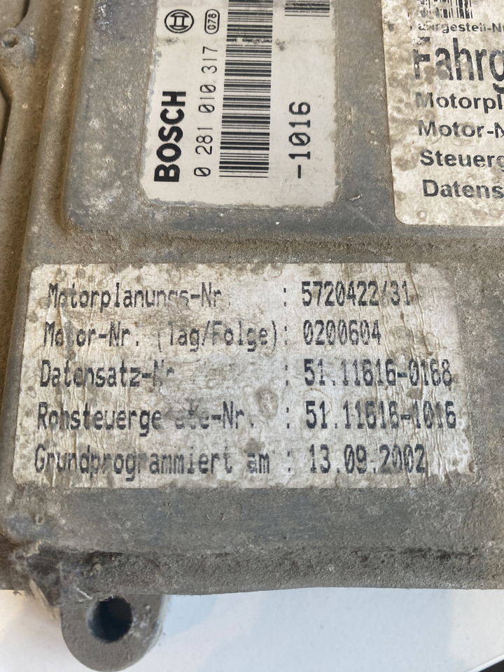 Fendt 930 - sterownik moduł silnika Bosch 0281010317 - ECU untuk Peralatan pertanian: gambar 3 Fendt 930 - sterownik moduł silnika Bosch 0281010317 - ECU untuk Peralatan pertanian: gambar 3