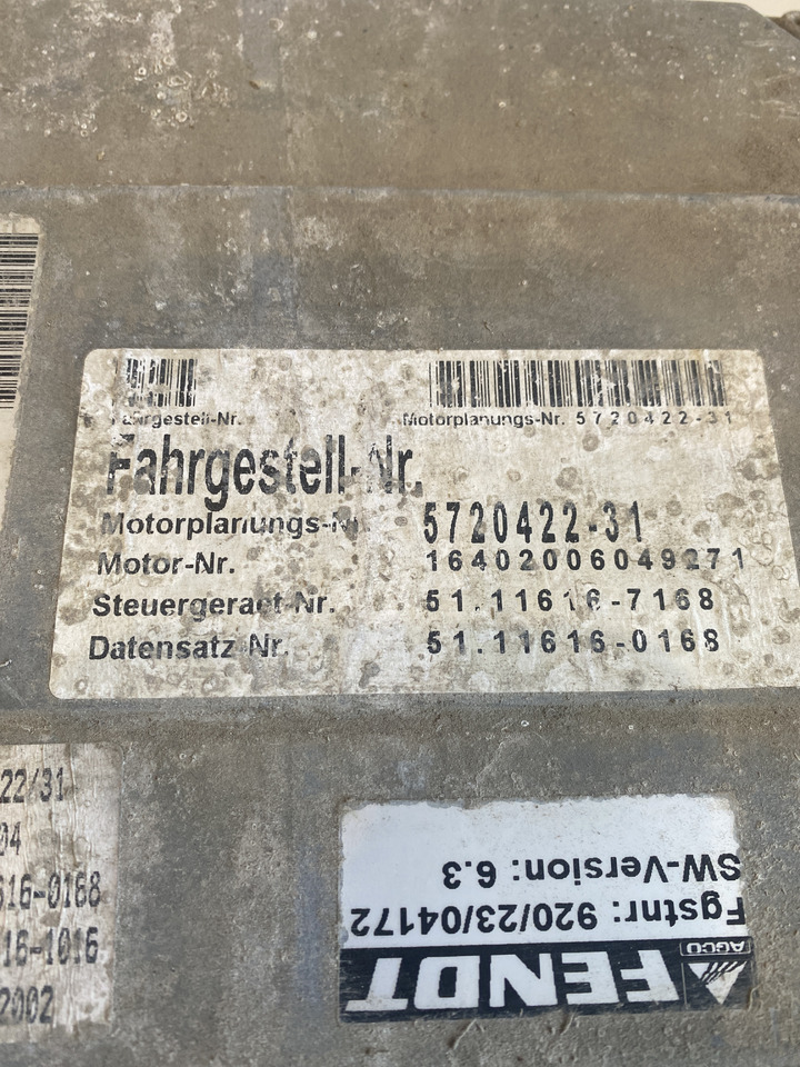 Fendt 930 - sterownik moduł silnika Bosch 0281010317 - ECU untuk Peralatan pertanian: gambar 2 Fendt 930 - sterownik moduł silnika Bosch 0281010317 - ECU untuk Peralatan pertanian: gambar 2