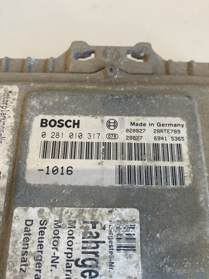 Fendt 930 - sterownik moduł silnika Bosch 0281010317 - ECU untuk Peralatan pertanian: gambar 1 Fendt 930 - sterownik moduł silnika Bosch 0281010317 - ECU untuk Peralatan pertanian: gambar 1