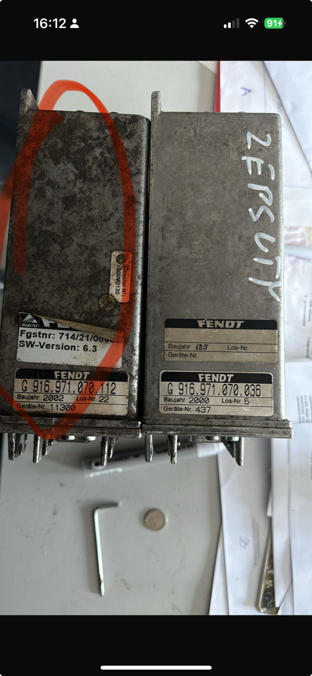 Fendt com1 moduł comfort BCU - ECU untuk Peralatan pertanian: gambar 1 Fendt com1 moduł comfort BCU - ECU untuk Peralatan pertanian: gambar 1