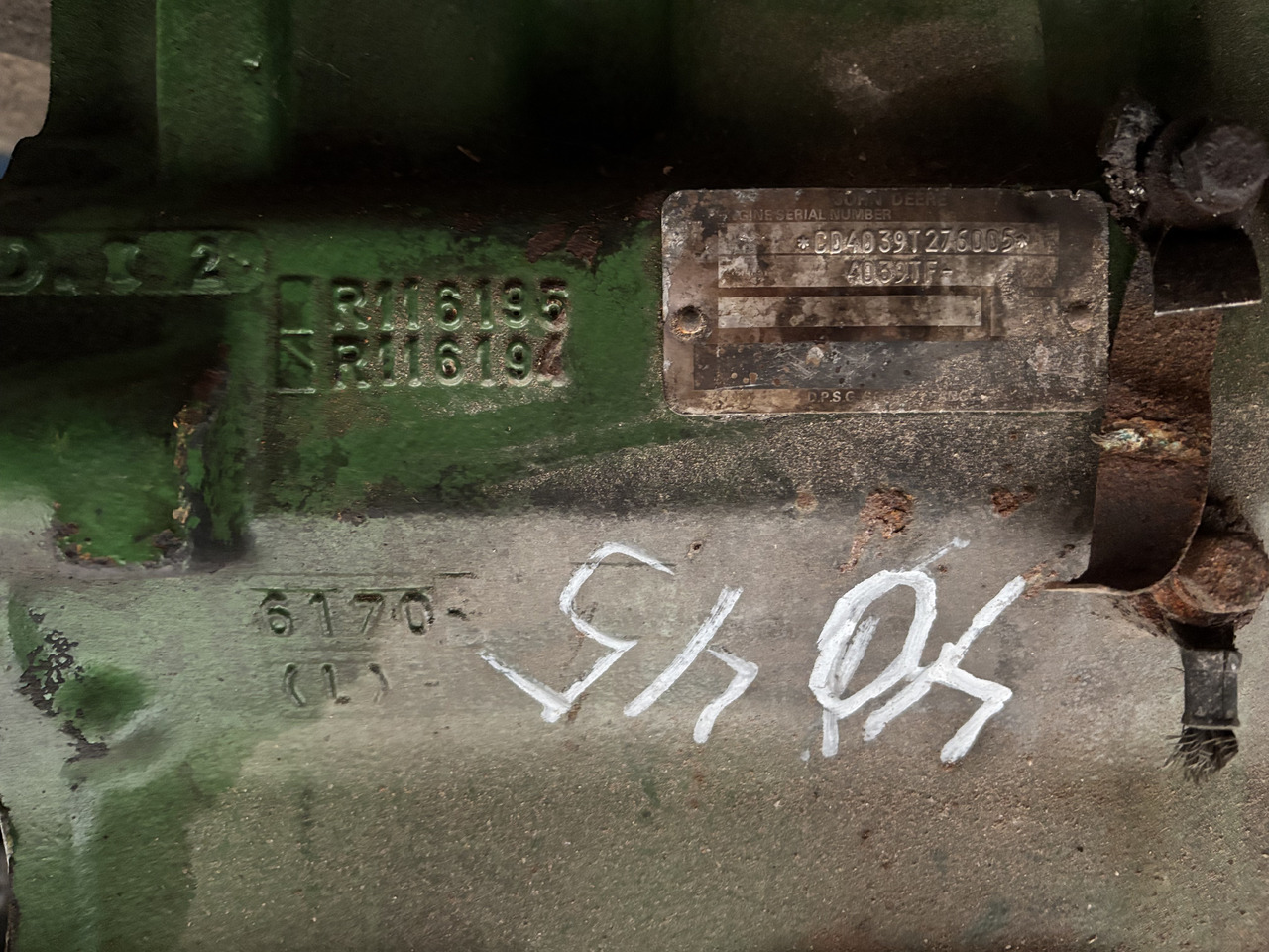 John Deere 4039TF 4045 R116195 R11619 R121421 Blok Silnika Tłoki Obudowa Koła Zamachowego CZĘŚCI - Blok silinder untuk Peralatan pertanian: gambar 3 John Deere 4039TF 4045 R116195 R11619 R121421 Blok Silnika Tłoki Obudowa Koła Zamachowego CZĘŚCI - Blok silinder untuk Peralatan pertanian: gambar 3