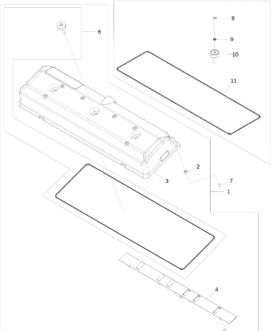John Deere 9470RX - Zestaw uszczelki DZ120103 (Silnik) - Gasket mesin untuk Peralatan pertanian: gambar 1 John Deere 9470RX - Zestaw uszczelki DZ120103 (Silnik) - Gasket mesin untuk Peralatan pertanian: gambar 1