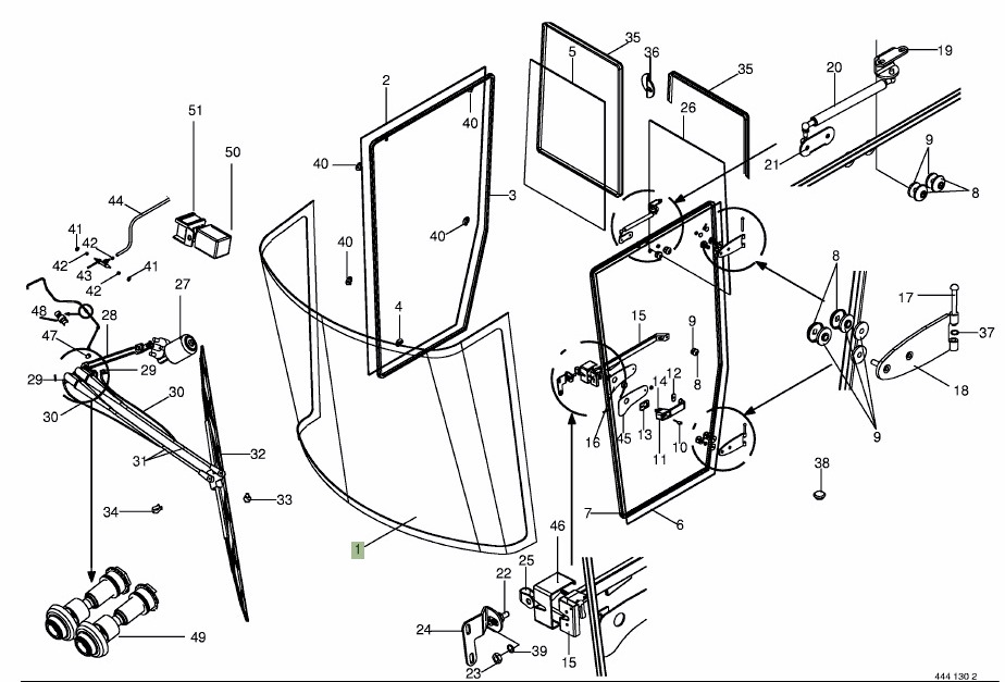 Krone Big M II - silnik wycieraczek 002204100 - Wiper untuk Peralatan pertanian: gambar 1 Krone Big M II - silnik wycieraczek 002204100 - Wiper untuk Peralatan pertanian: gambar 1