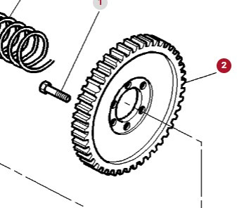 Massey Ferguson 6497 6499 Koło Zębate 3716420M1 87 zębów 3716420M1 - Gigi diferensial untuk Peralatan pertanian: gambar 1 Massey Ferguson 6497 6499 Koło Zębate 3716420M1 87 zębów 3716420M1 - Gigi diferensial untuk Peralatan pertanian: gambar 1