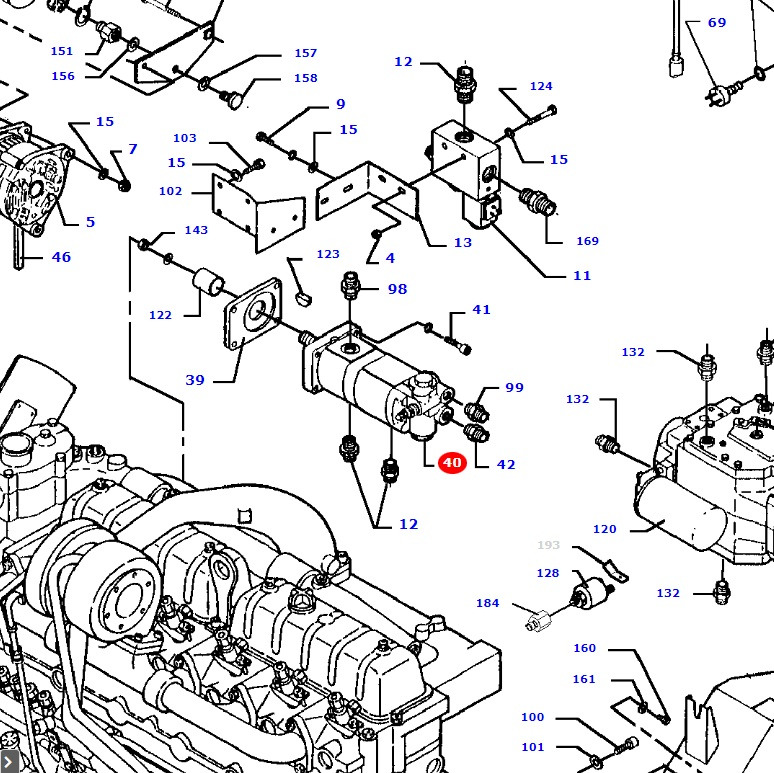 Massey Fergusson MF 30 - pompa hydrauliczna D45160054 - Pompa hidrolik untuk Peralatan pertanian: gambar 1 Massey Fergusson MF 30 - pompa hydrauliczna D45160054 - Pompa hidrolik untuk Peralatan pertanian: gambar 1