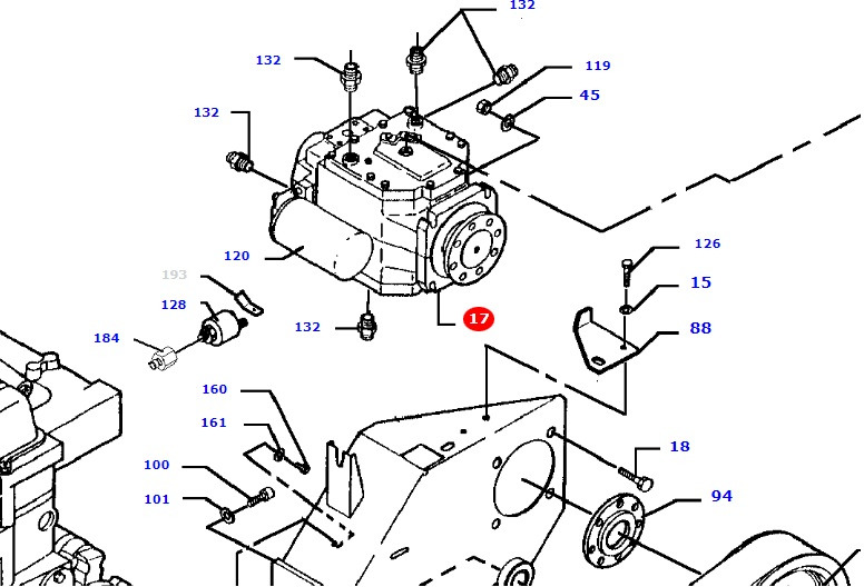 Massey Fergusson MF 30 - pompa hydrauliczna D45161000 - Pompa hidrolik untuk Peralatan pertanian: gambar 1 Massey Fergusson MF 30 - pompa hydrauliczna D45161000 - Pompa hidrolik untuk Peralatan pertanian: gambar 1