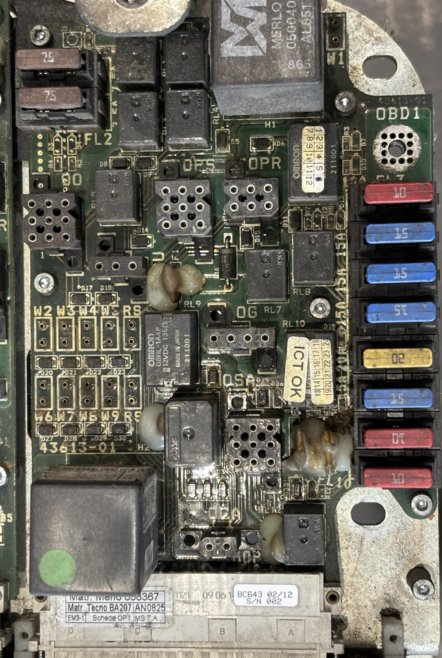Merlo 058367 Kontroler Płyta Elektroniczna ECU MUGS UGS SGB Sterownik Bezpiecznik - ECU untuk Peralatan konstruksi: gambar 1 Merlo 058367 Kontroler Płyta Elektroniczna ECU MUGS UGS SGB Sterownik Bezpiecznik - ECU untuk Peralatan konstruksi: gambar 1