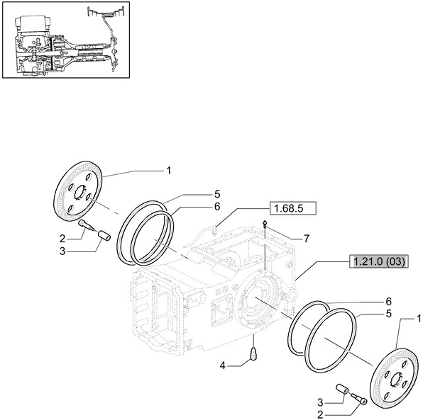 New Holland T6010 T6070 Tarcza hamulcowa 5191495 - Cakram rem untuk Peralatan pertanian: gambar 1 New Holland T6010 T6070 Tarcza hamulcowa 5191495 - Cakram rem untuk Peralatan pertanian: gambar 1